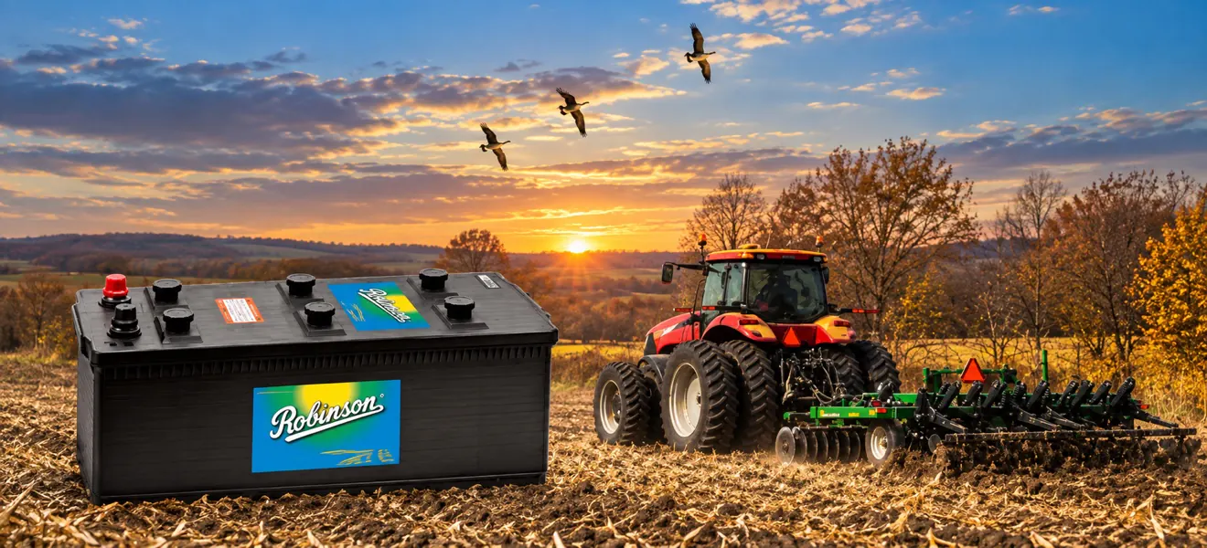Batería para tractor agrícola